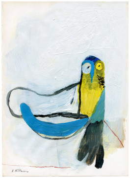  Bird on paper